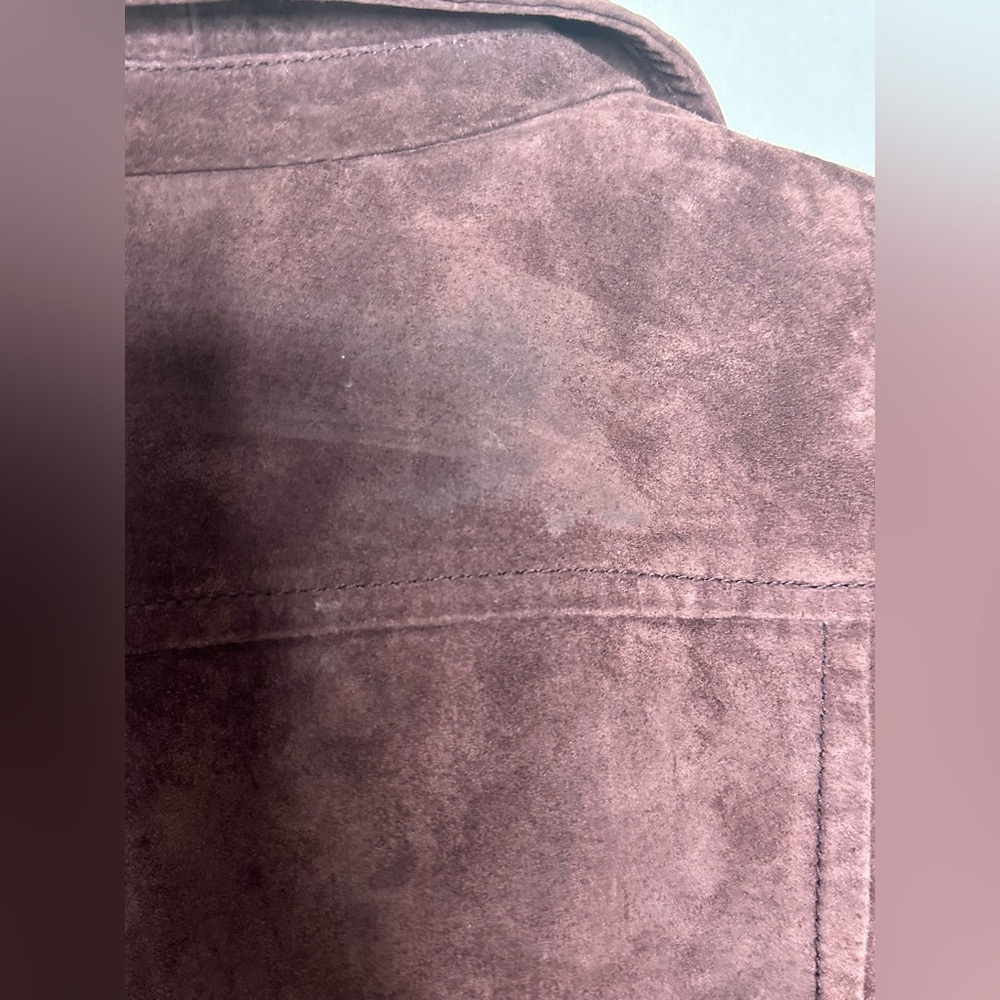 SL8 by BlankNYC Marion Suede Moto Jacket in eggplant xs - Picture 13 of 13